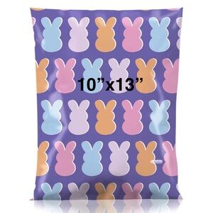 Colorful Bunny Patterned Poly Mailers-25pcs